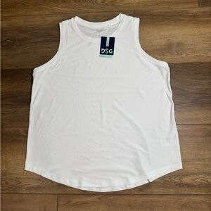 DSG Women's White Tank Top - size large